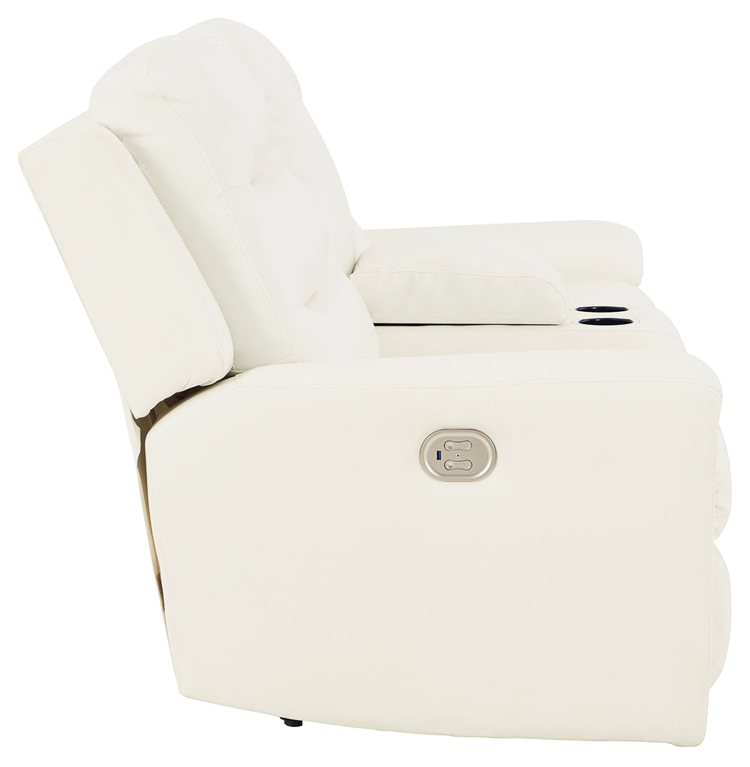 Warlin Power Reclining Loveseat with Console