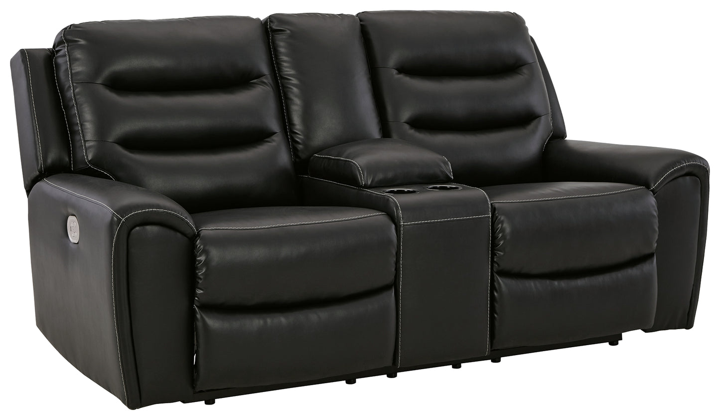 Warlin Power Reclining Loveseat with Console