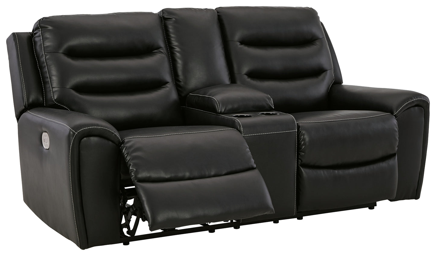 Warlin Power Reclining Loveseat with Console