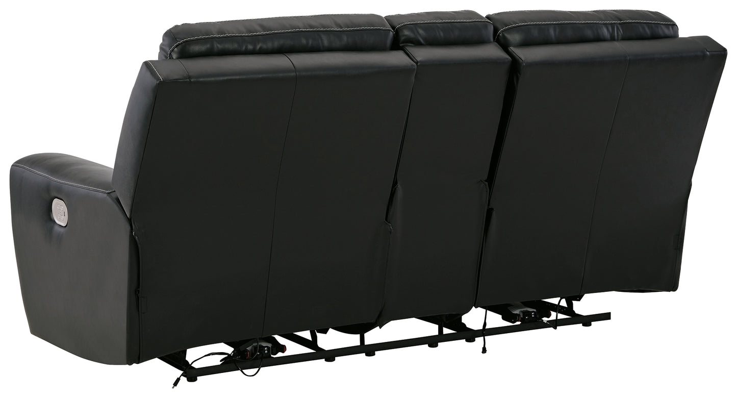 Warlin Power Reclining Loveseat with Console
