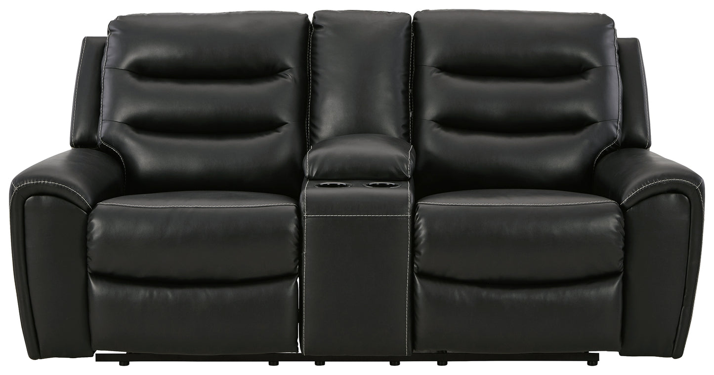 Warlin Power Reclining Loveseat with Console