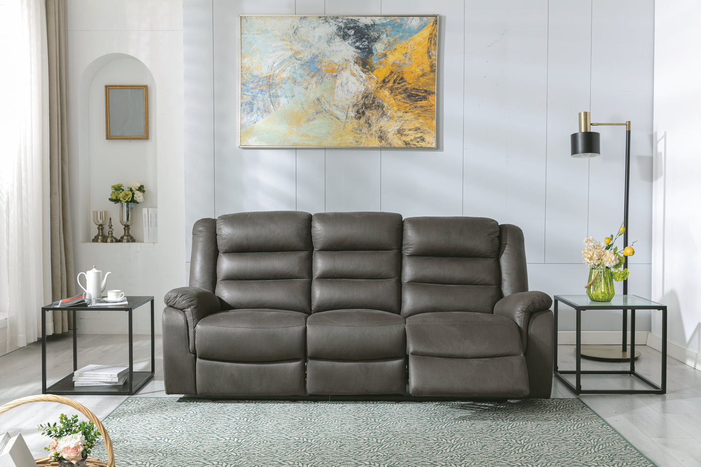 Welota Reclining Sofa with Drop Down Table