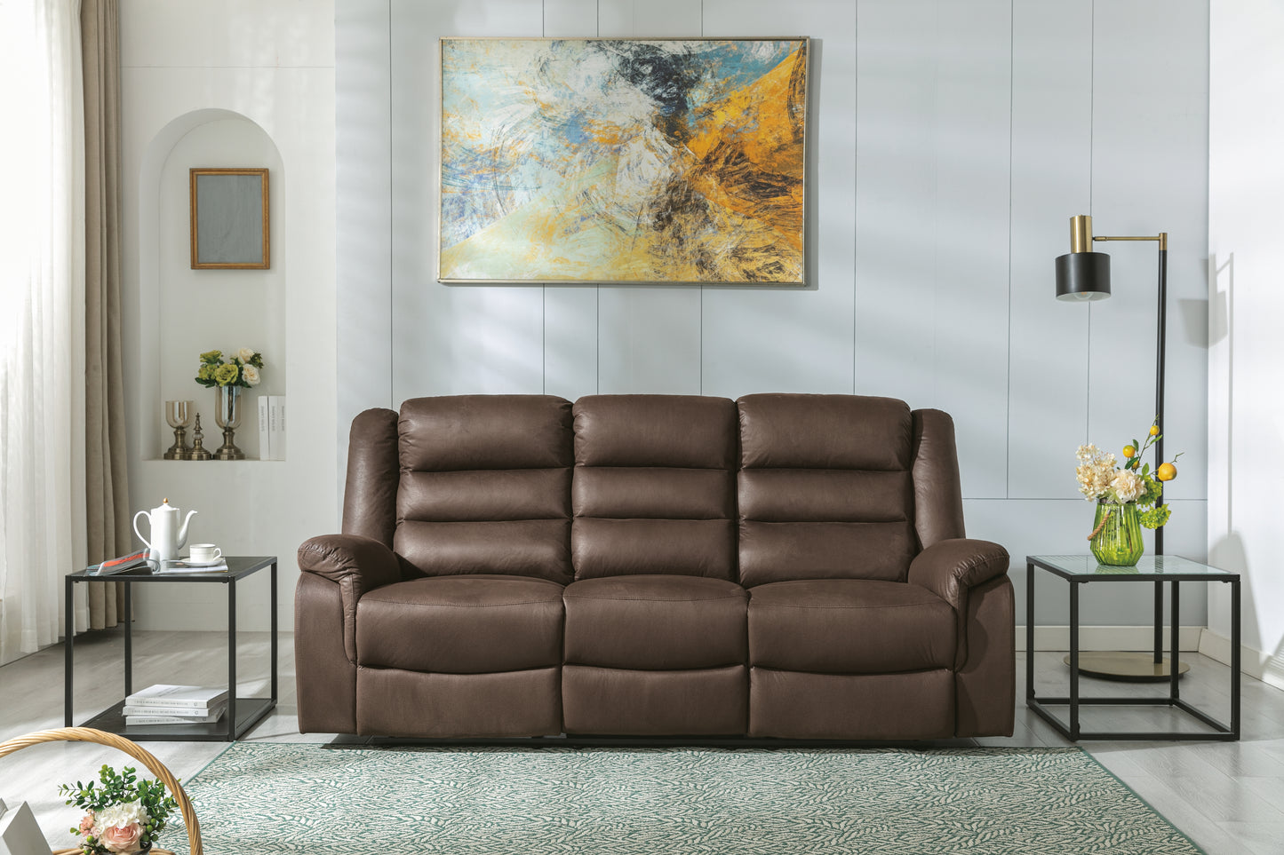 Welota Reclining Sofa with Drop Down Table