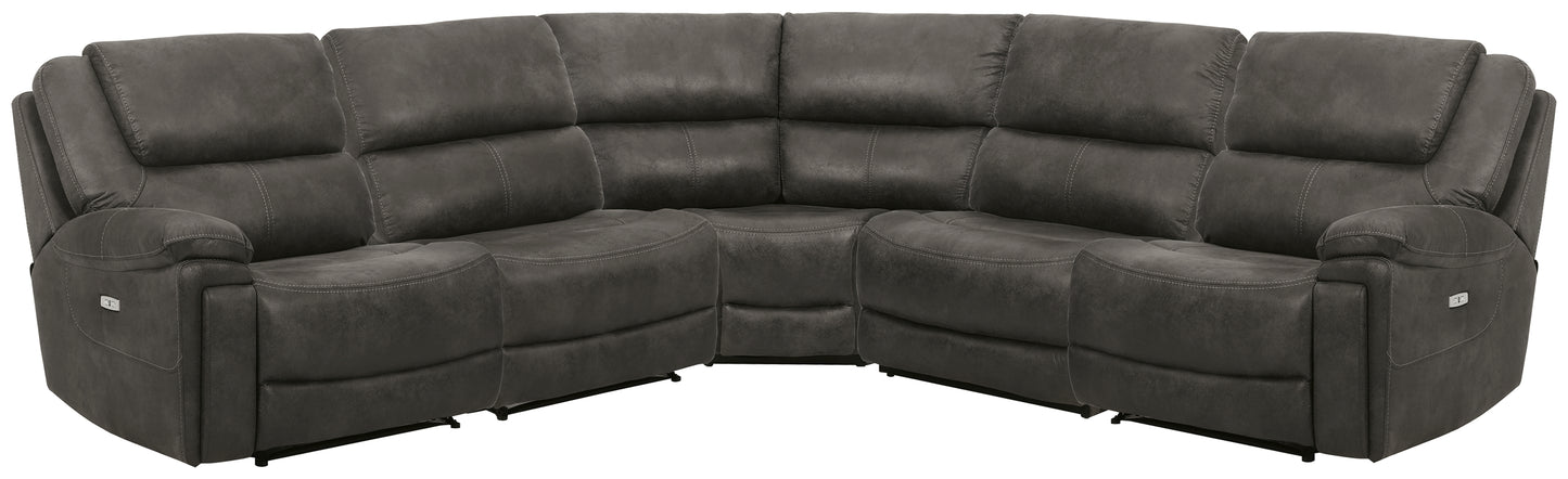 Wyerville 5-Piece Power Recining Sectional