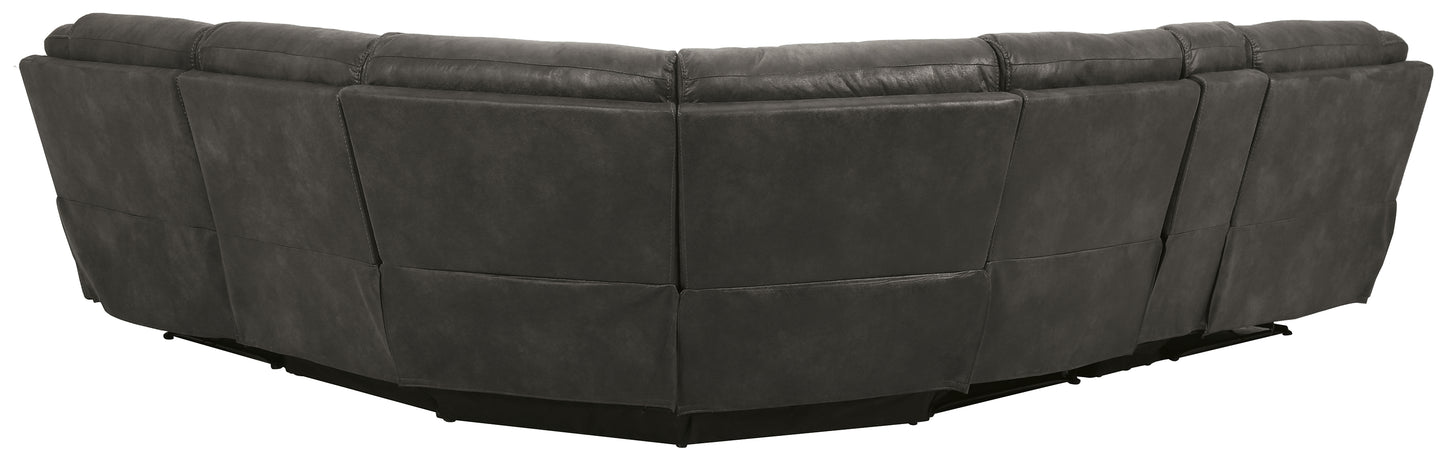 Wyerville 6-Piece Power Recining Sectional