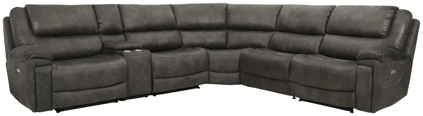 Wyerville 6-Piece Power Recining Sectional