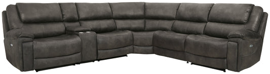 Wyerville 6-Piece Power Recining Sectional