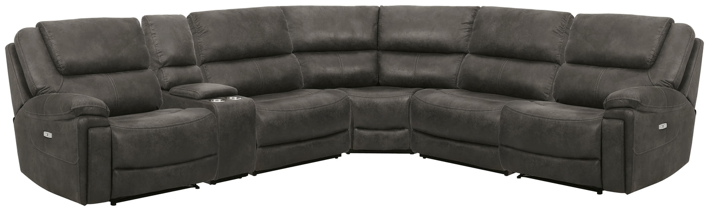 Wyerville 6-Piece Power Reclining Sectional