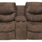 Alzena Reclining Loveseat with Console