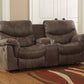 Alzena Reclining Loveseat with Console