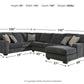 Tracling 3-Piece Sectional with Chaise