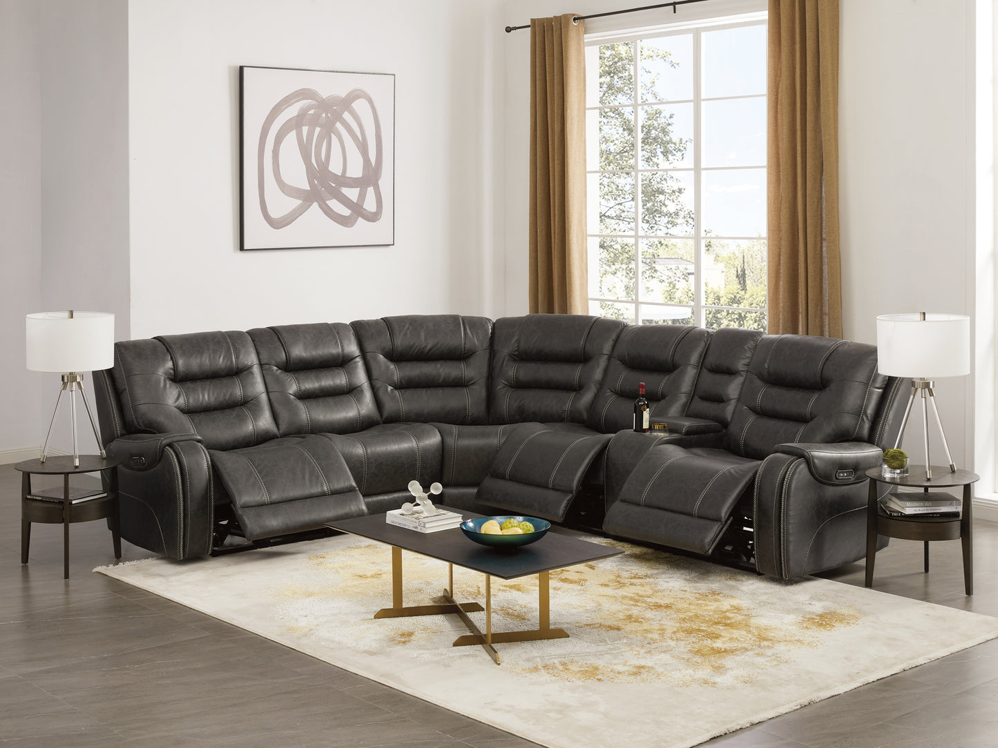 Wasson 6-Piece Power Reclining Sectional