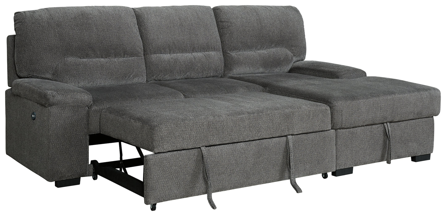 Yantis 2-Piece Sleeper Sectional with Storage