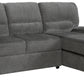 Yantis 2-Piece Sleeper Sectional with Storage