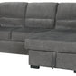 Yantis 2-Piece Sleeper Sectional with Storage
