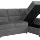 Yantis 2-Piece Sleeper Sectional with Storage