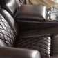 Warnerton Power Reclining Loveseat with Console