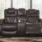 Warnerton Power Reclining Loveseat with Console