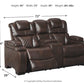 Warnerton Power Reclining Loveseat with Console
