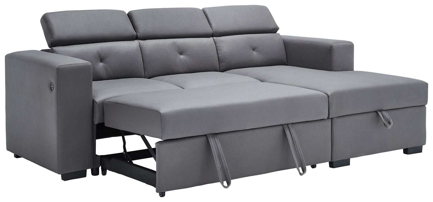 Salado 2-Piece Sleeper Sectional with Storage
