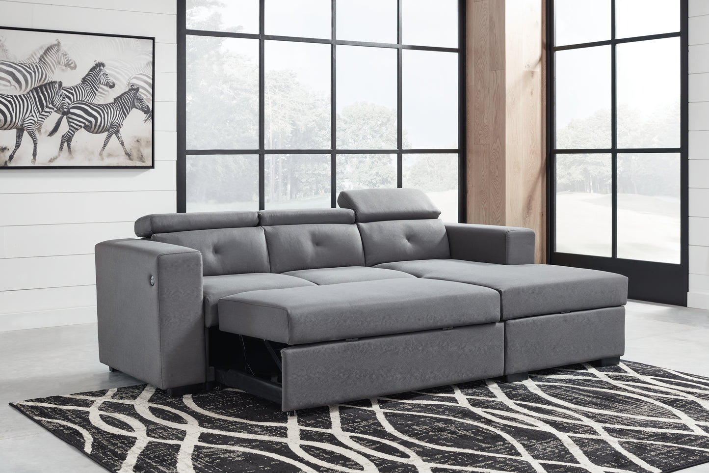 Salado 2-Piece Sleeper Sectional with Storage