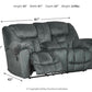 Capehorn Reclining Loveseat with Console