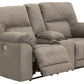 Cavalcade Power Reclining Loveseat with Console