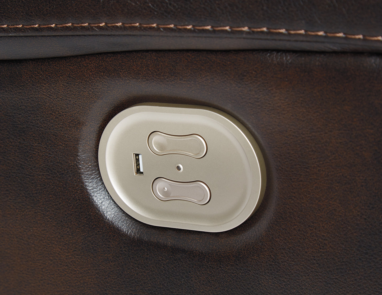 Team Time Power Reclining Loveseat with Console