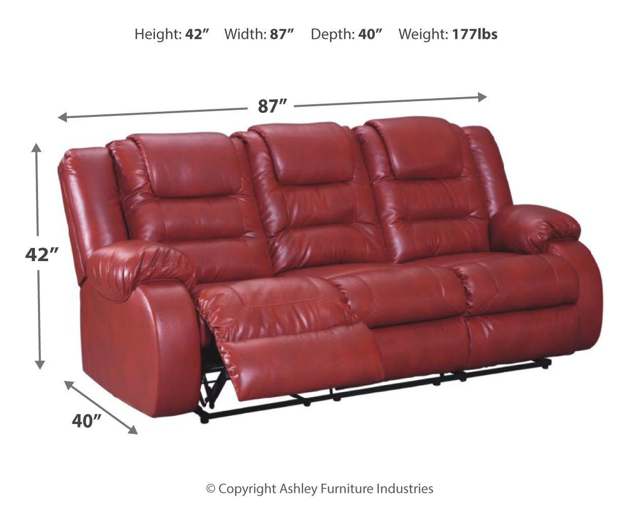Vacherie Reclining Sofa