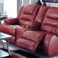 Vacherie Reclining Loveseat with Console