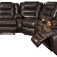 Vacherie 3-Piece Reclining Sectional