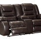Vacherie Reclining Loveseat with Console