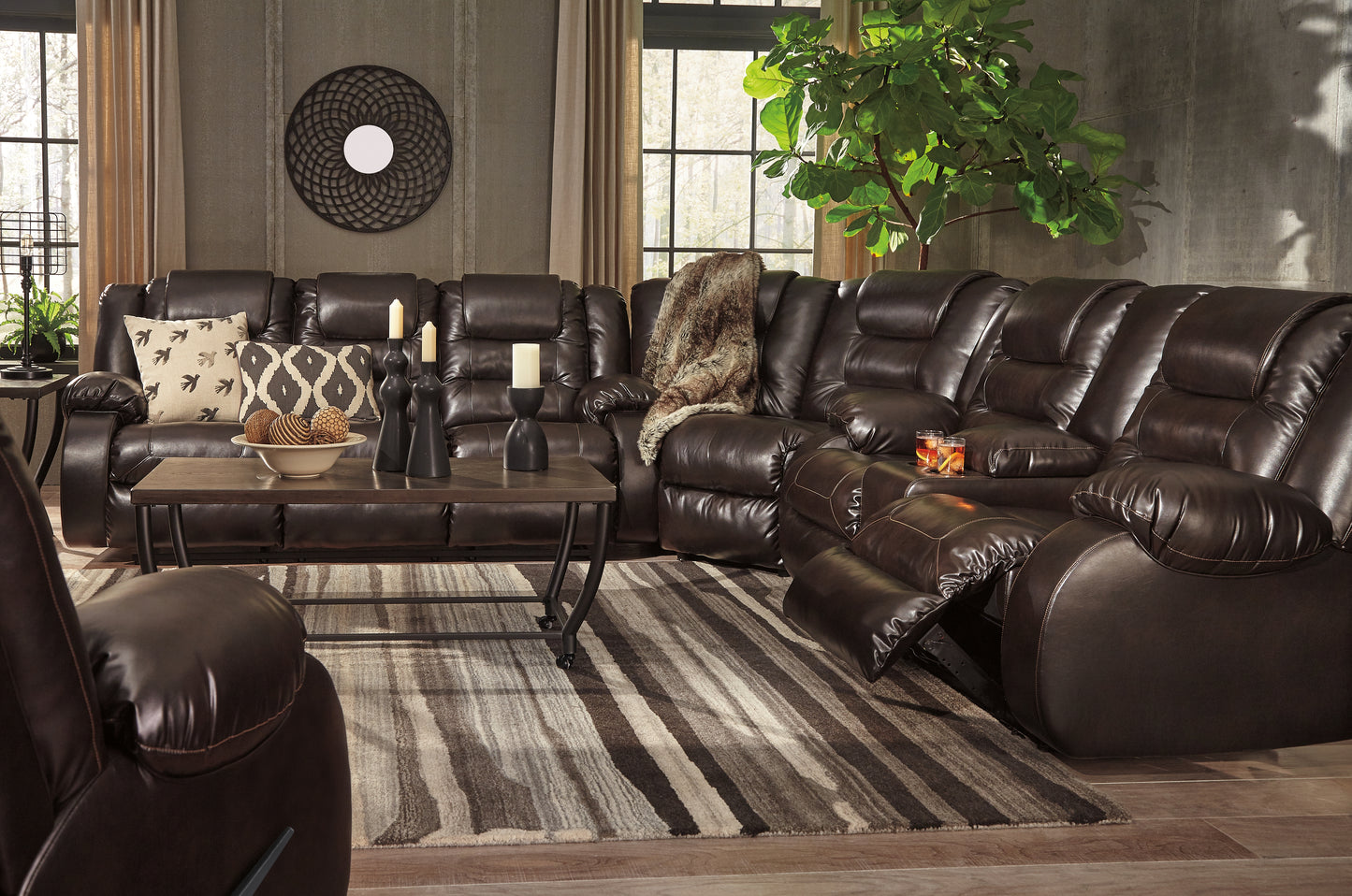 Vacherie 3-Piece Reclining Sectional