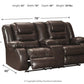 Vacherie Reclining Loveseat with Console