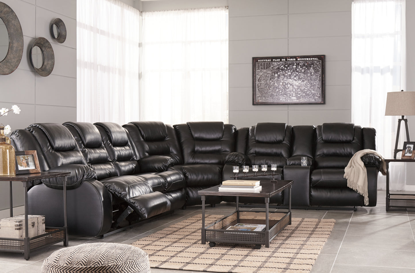 Vacherie 3-Piece Reclining Sectional