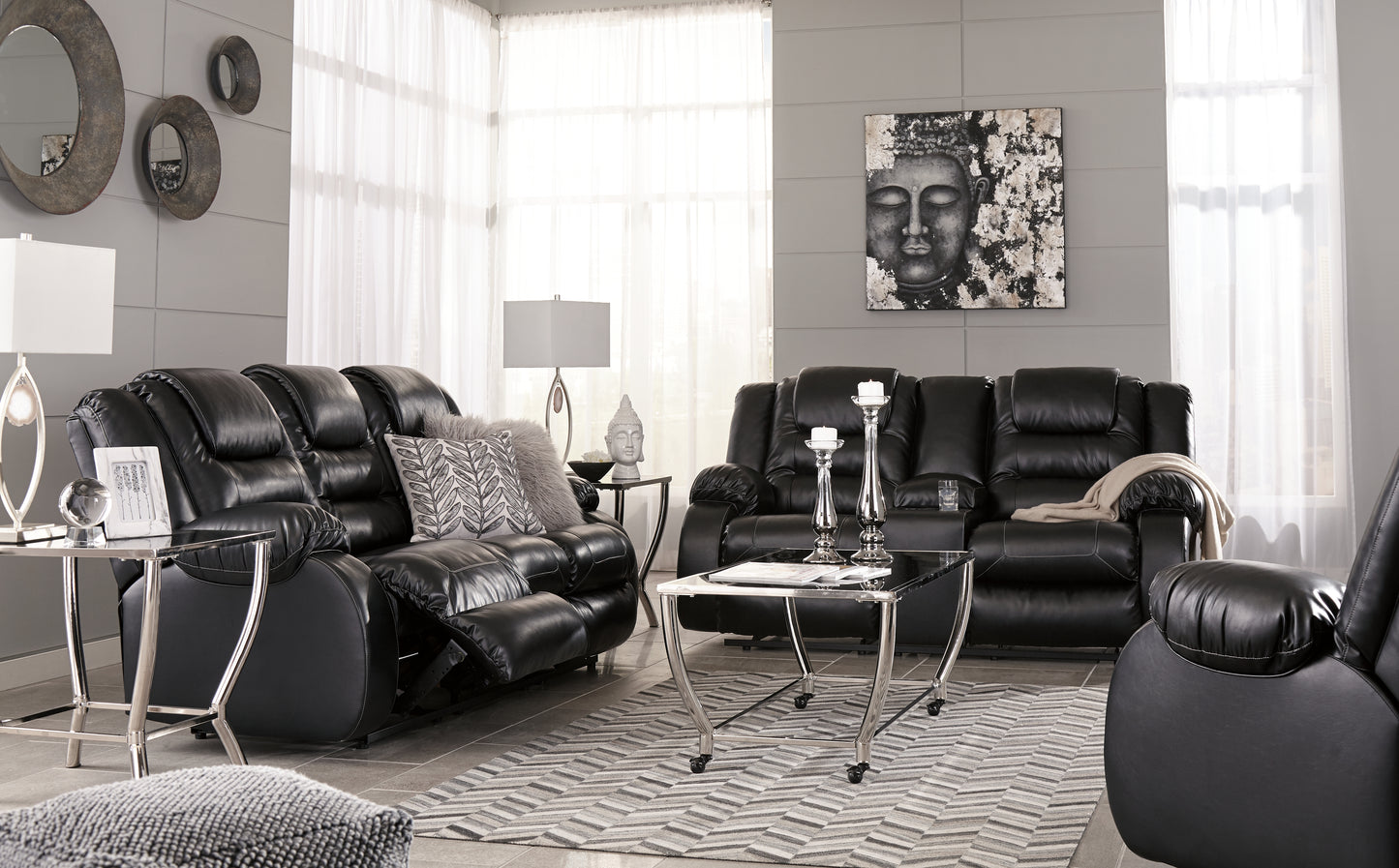 Vacherie Reclining Loveseat with Console