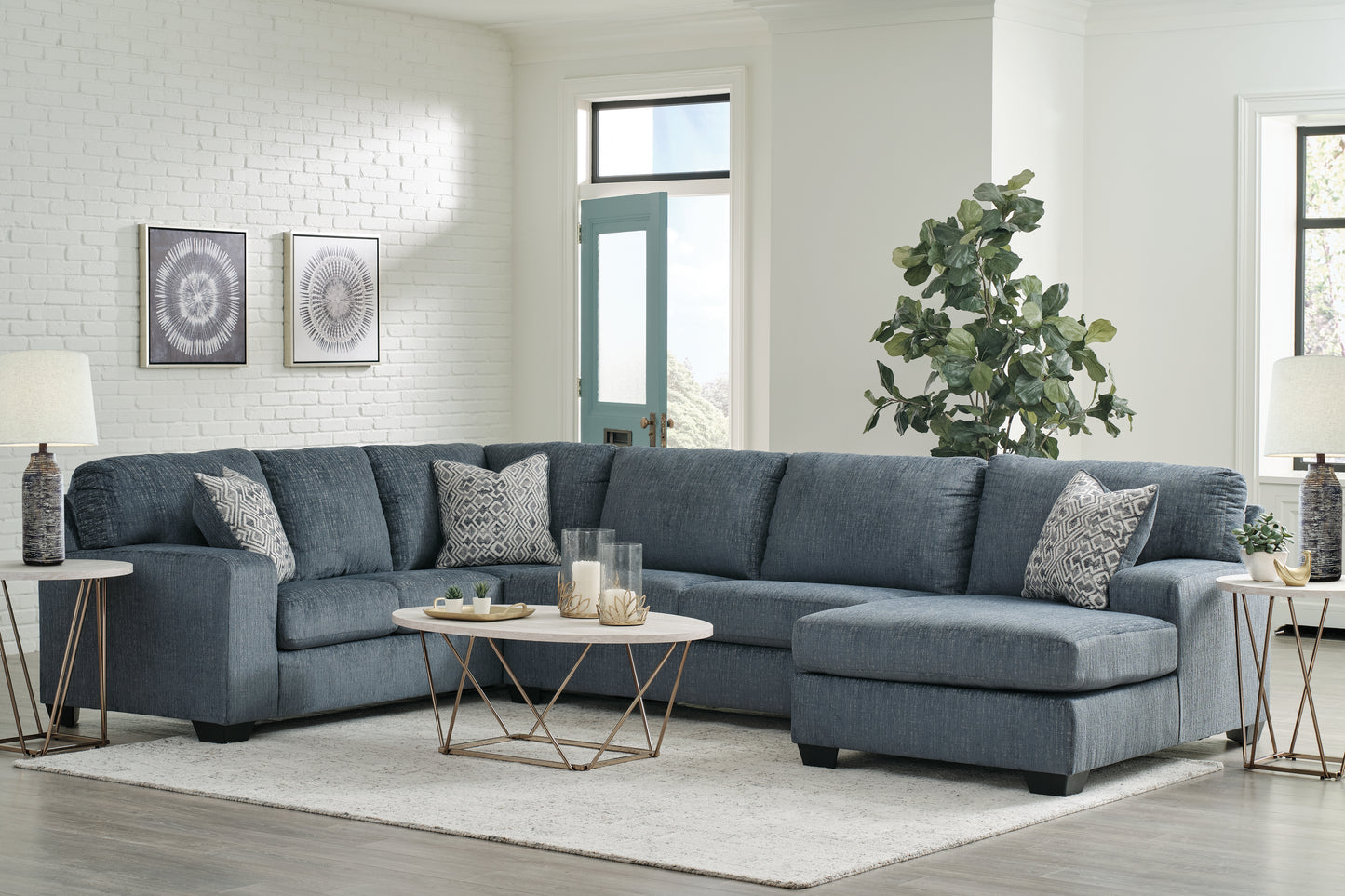 Ballinasloe 3-Piece Sectional with Chaise