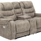 Yacolt Power Reclining Loveseat with Console