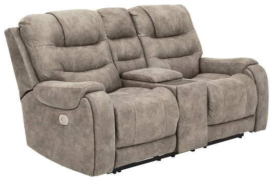 Yacolt Power Reclining Loveseat with Console