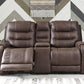 Yacolt Power Reclining Loveseat with Console