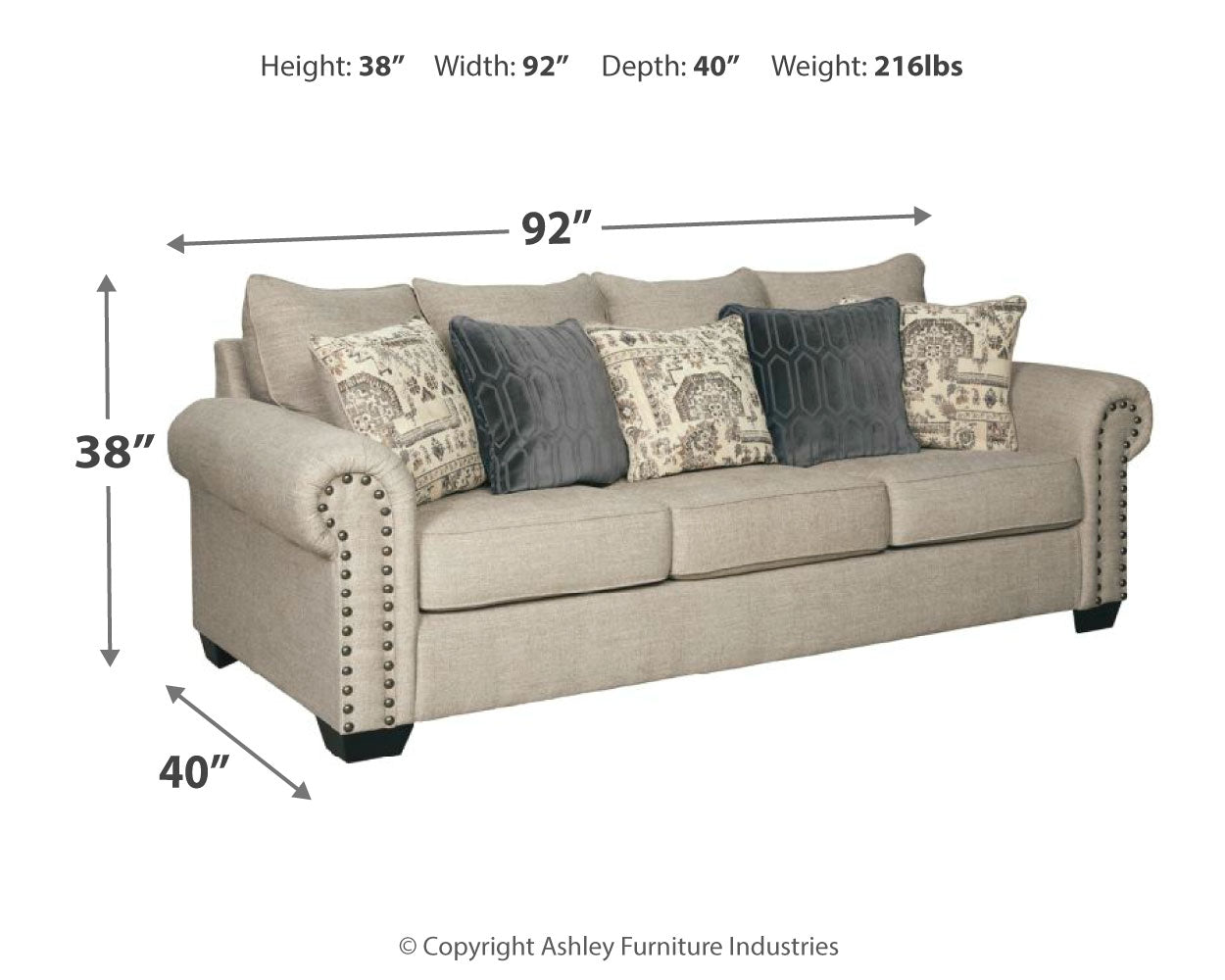 Zarina Queen Sofa Sleeper