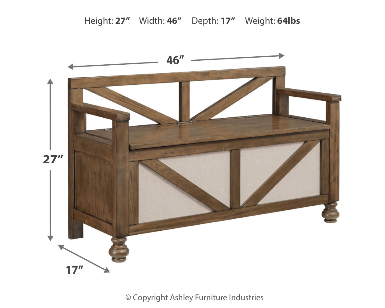 Brickwell Storage Bench