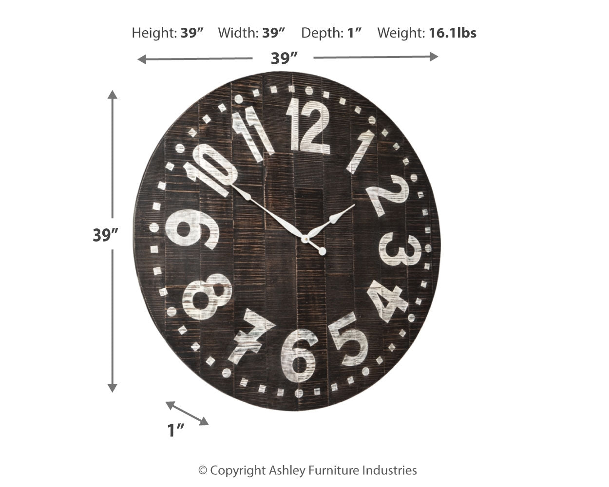 Brone Wall Clock