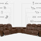 Backtrack 3-Piece Power Reclining Sectional