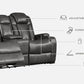 Turbulance Power Reclining Loveseat