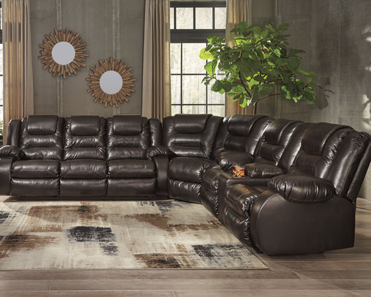 Vacherie 3-Piece Reclining Sectional