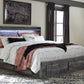 Baystorm King Panel Bed with 4 Storage Drawers