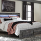 Baystorm King Panel Bed with 2 Storage Drawers