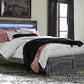 Baystorm Queen Panel Bed with 2 Storage Drawers