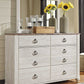 Willowton Dresser and Mirror